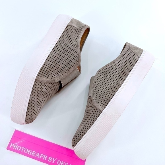 FRANCO SARTO NADINE SLIP-ON SNEAKER Gray  Suede size 9 M - Picture 7 of 15